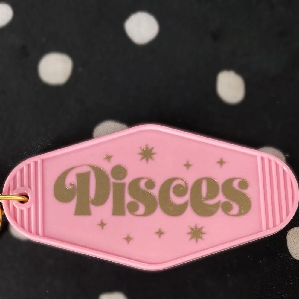 $10 when bundled! Zodiac Hotel Keychain Or Book bag tag